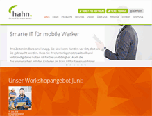 Tablet Screenshot of hahn.cc
